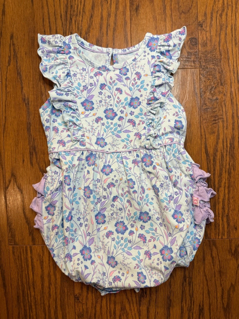 Ruffle Butts Floral Bubble